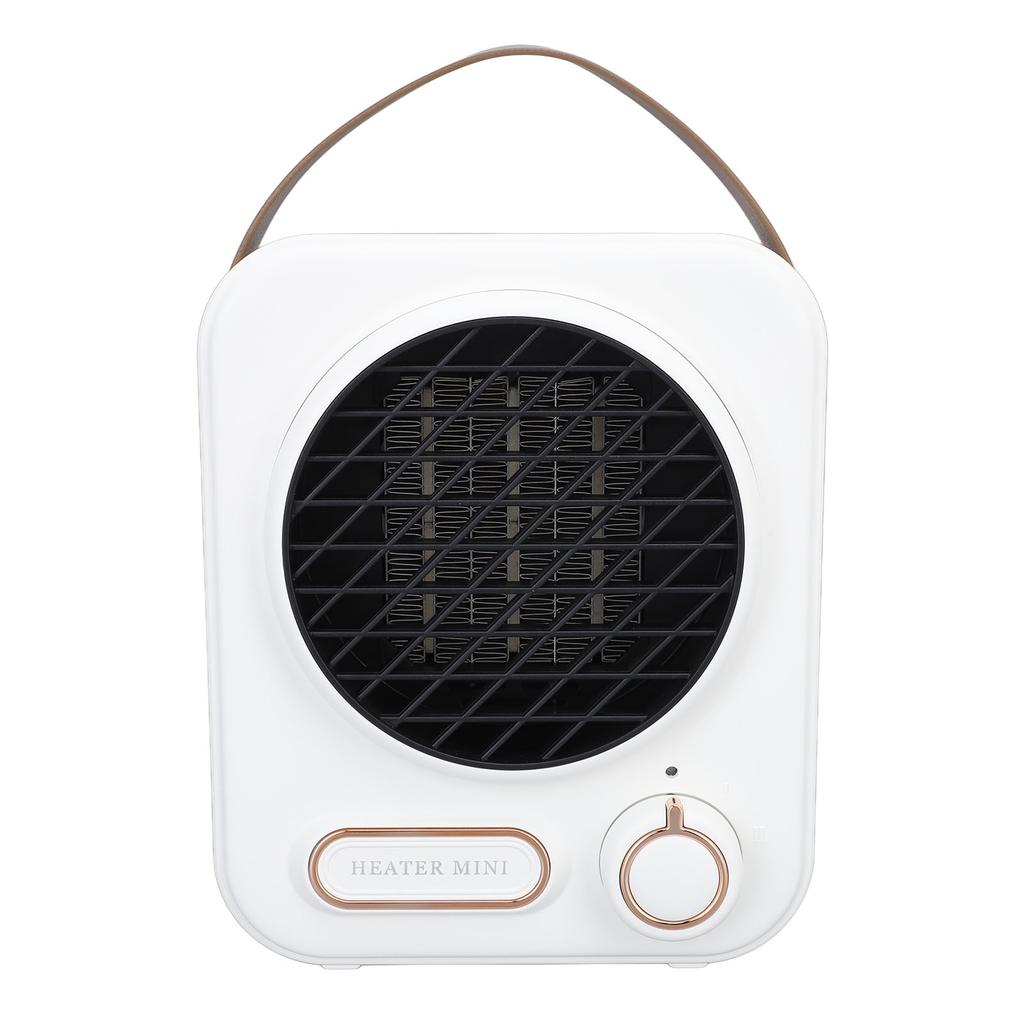 Portable Electric Space Heater PP 1000W Rapid Heating Overheat Protection Portable Heater Fan for