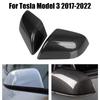 Car Accessories for Tesla Model 3 2017-2022 ABS Side Mirror Cover Rearview Mirror Cover Cap Replacement Carbon Fiber