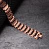 Магнитный браслет из чистой меди, мужской браслет шириной 21 мм, медный магнитный браслет с цепочкой, исцеляющий энергетический браслет для мужчин