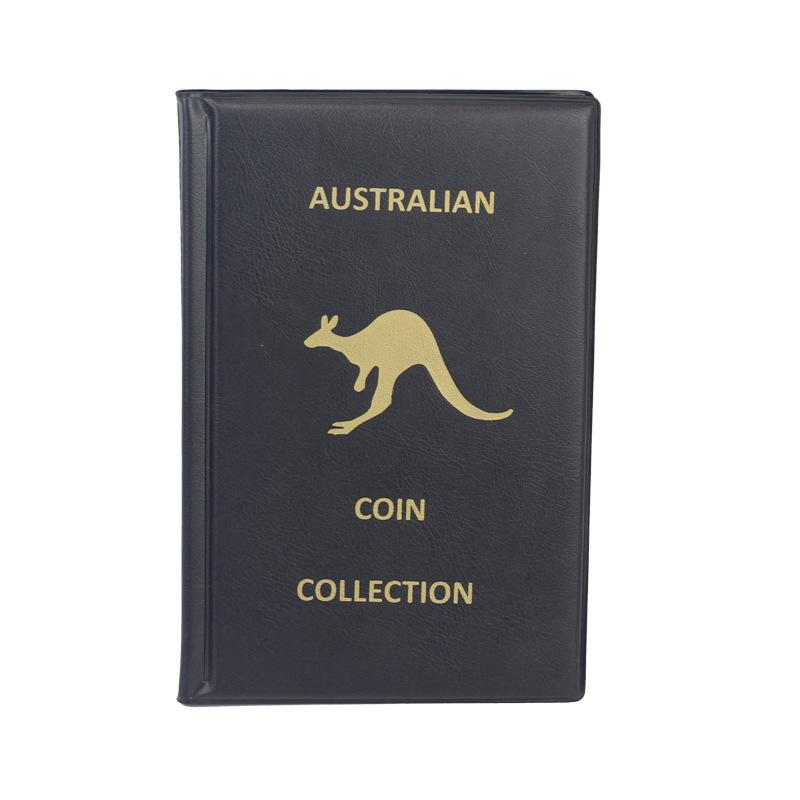 Альбом для коллекции монет и марок на 240 карманов с нескользящей ПВХ обложкой, английская версия, дизайн с отрывными листами