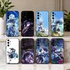Чехол для телефона S-Scaramouches G-Genshin I-Impact-T для Samsung Galaxy A73,A72,A71,A70,A53,A52,A51,Другие Мягкий черный корпус