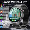Новые Умные Часы Watch 4 Pro NFC GPS Мужские 1,53-дюймовый AMOLED Дисплей 100+ Спортивных Режимов Bluetooth Звонки Высококлассные Умные Часы Мужские