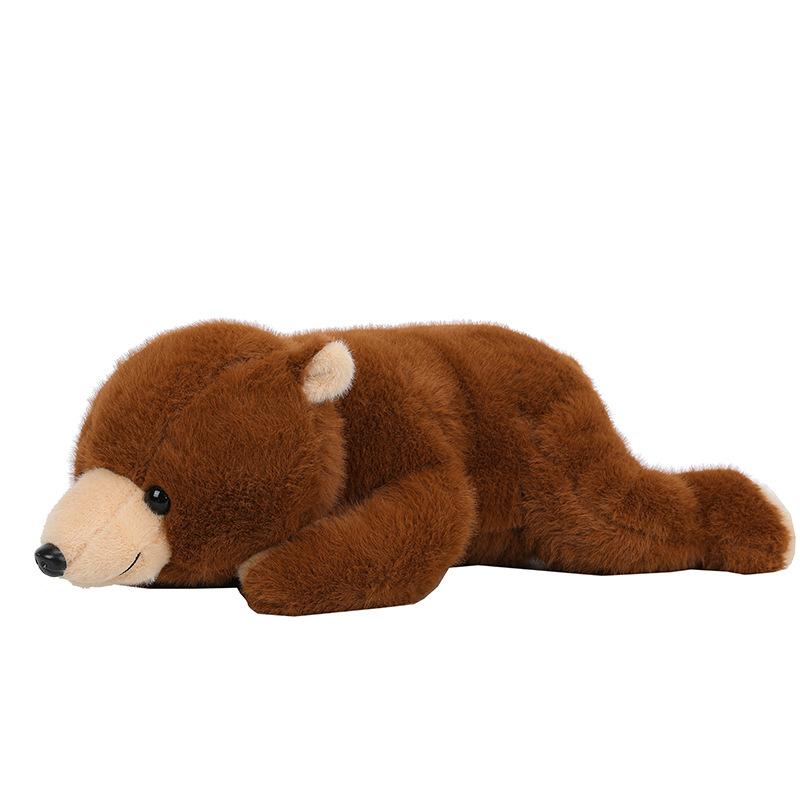 Милая лежащая плюшевая игрушка белый медведь, панда, обнимающая медведь, кукла, подарок, кукла, успокаивающая подушка для сна