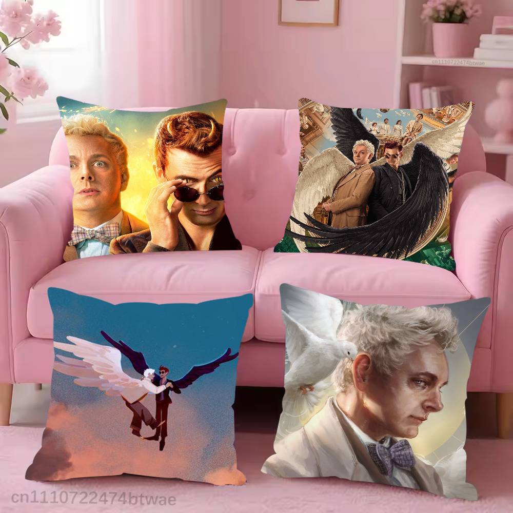 GGood OOmens Pillow Case For Sofa Bedroom Living Room Plush Cushion Cover Decorations and Protector