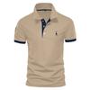 Deer Embroidered Polo Shirt Short Sleeve Judy Mesh Lapel Men's T-Shirt Plenty