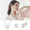 Whitemond Necklace and Earrings Set (Set-J0-0105)