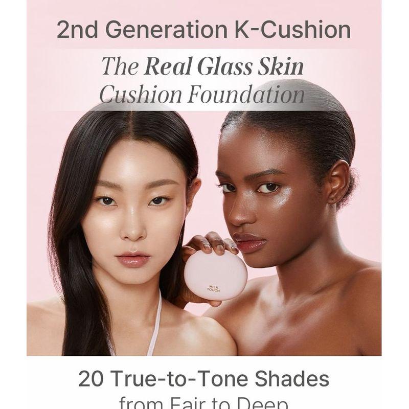 Milk Touch - All-day Skin Fit Milky Glow Cushion - 20 Цветов