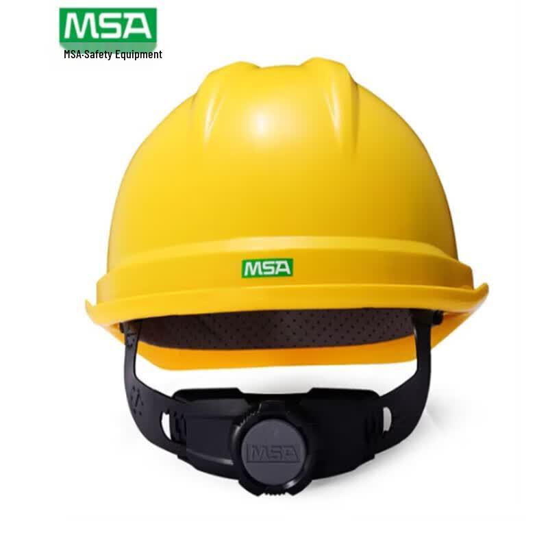 Защитная каска MSA V-Gard 500 Deluxe из ABS-пластика с вентиляцией