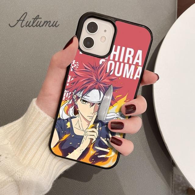 Чехол для телефона Food Wars Shokugeki no Soma для iPhone 11 12 13 14 Pro Max mini X XR XS SE 2020 6S 7 8 Plus Samsung S21 S22