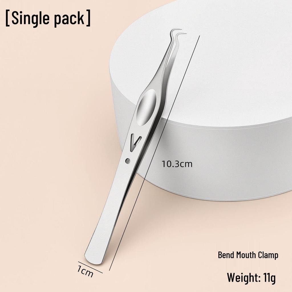 Stainless Steel Ultra-Sharp Blackhead & Acne Tweezers Set: Three-Piece Pimple Removal Tools