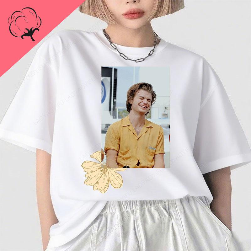 Players Djo Joe Keery Camisetas Retro Style Movie Graphic T Shirts Cotton ONeck Gift For Fan Unisex Tops Streetwear Y2k Clothes