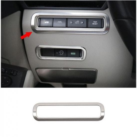 Fit For Nissan Altima - Silver Steel Front Tail Box Switch Cover Trim 1X