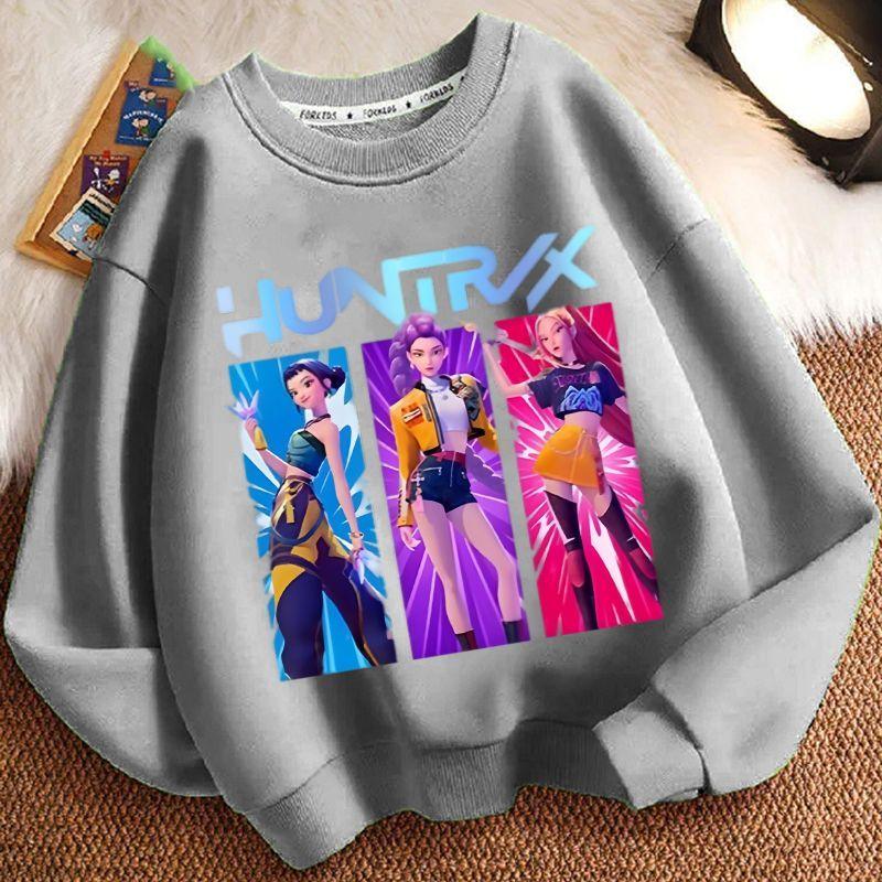 Children's Witch Hunt Team Round-neck Hoodie, Spring and Autumn Boys' and Girls' Long-sleeved Casual Jacket