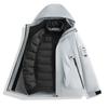 3-in-1 Waterproof Windproof Fleece Hiking Jacket Outdoor Workwear Men Women