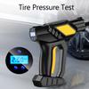 Автомобильный воздушный компрессор 120 Вт беспроводной насос для накачивания шин цифровой насос со светодиодным фонариком проверка давления в шинах