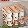 3-Tier Rolling Egg Storage Container for Refrigerator Holds 24 Eggs Organizer Rack Large Capacity Kitchen & Fridge Storage Box