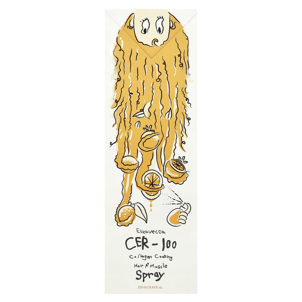 Elizavecca CER-100 Collagen Coated Hair A+ Muscle Spray, 8.45 Fl Oz (250 Ml)