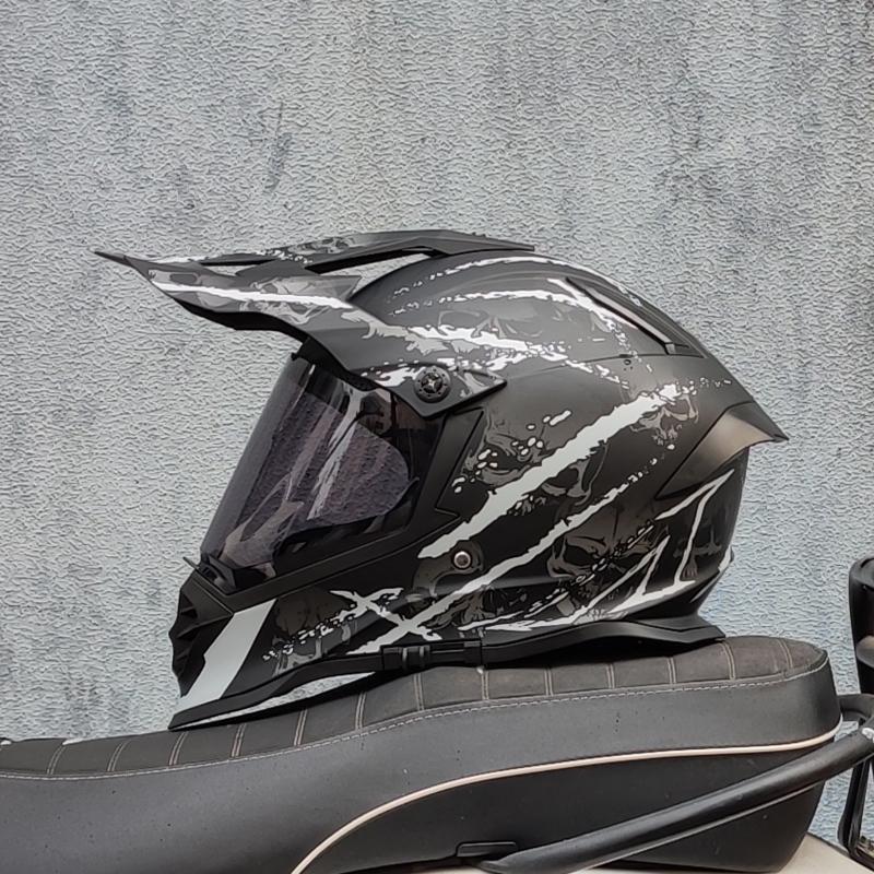 Новый внедорожный шлем LVS, профессиональный горный шлем для скоростного спуска, шлем Capacete ATV, полнолицевой шлем для квадроциклов Casco Cross