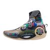 Баскетбольные кроссовки Li Ning WOW 9 Infinity Мужские Высокие Черный/Мультиколор ABER003-2