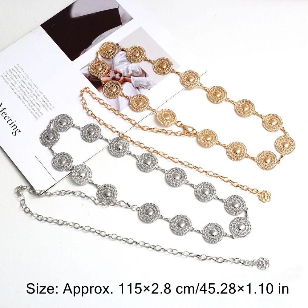 Vintage Chain Belt Metal Waist Jewelry Accessory New Waist Chain Skirt Decor