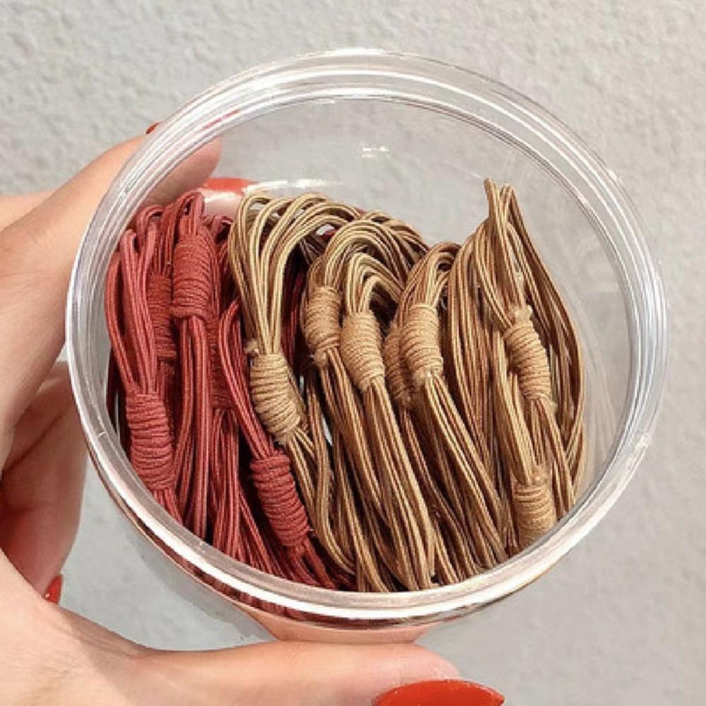 20 шт. Красочные женские резинки для волос, прочные резинки для волос, веревки, скранчи, аксессуары для волос