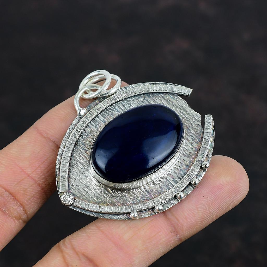 Подвеска из лабрадорита синего огня, подвеска из настоящего драгоценного камня, подвеска из стерлингового серебра 925 пробы, ювелирные изделия ручной работы в стиле бохо, уникальный дизайн, свадебные подарки