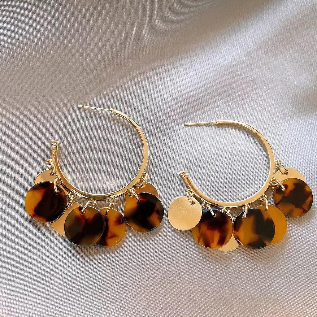 Серьги-пусеты «Тигровый глаз» в стиле Y2K: Роскошная, Элегантная, Универсальная Мода