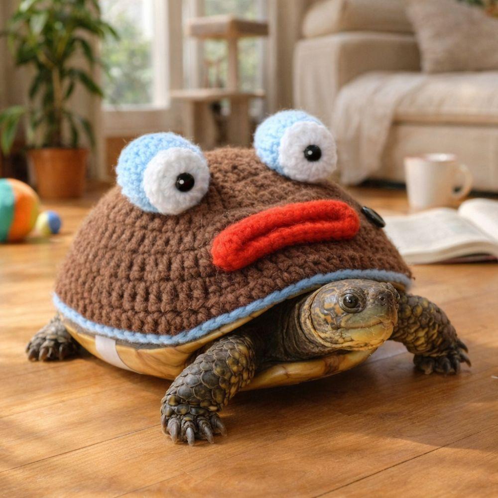 Warm Pet Tortoise Clothes Adjustable Strap Reptiles Pet Clothing Turtle Costume Pet Costume Party