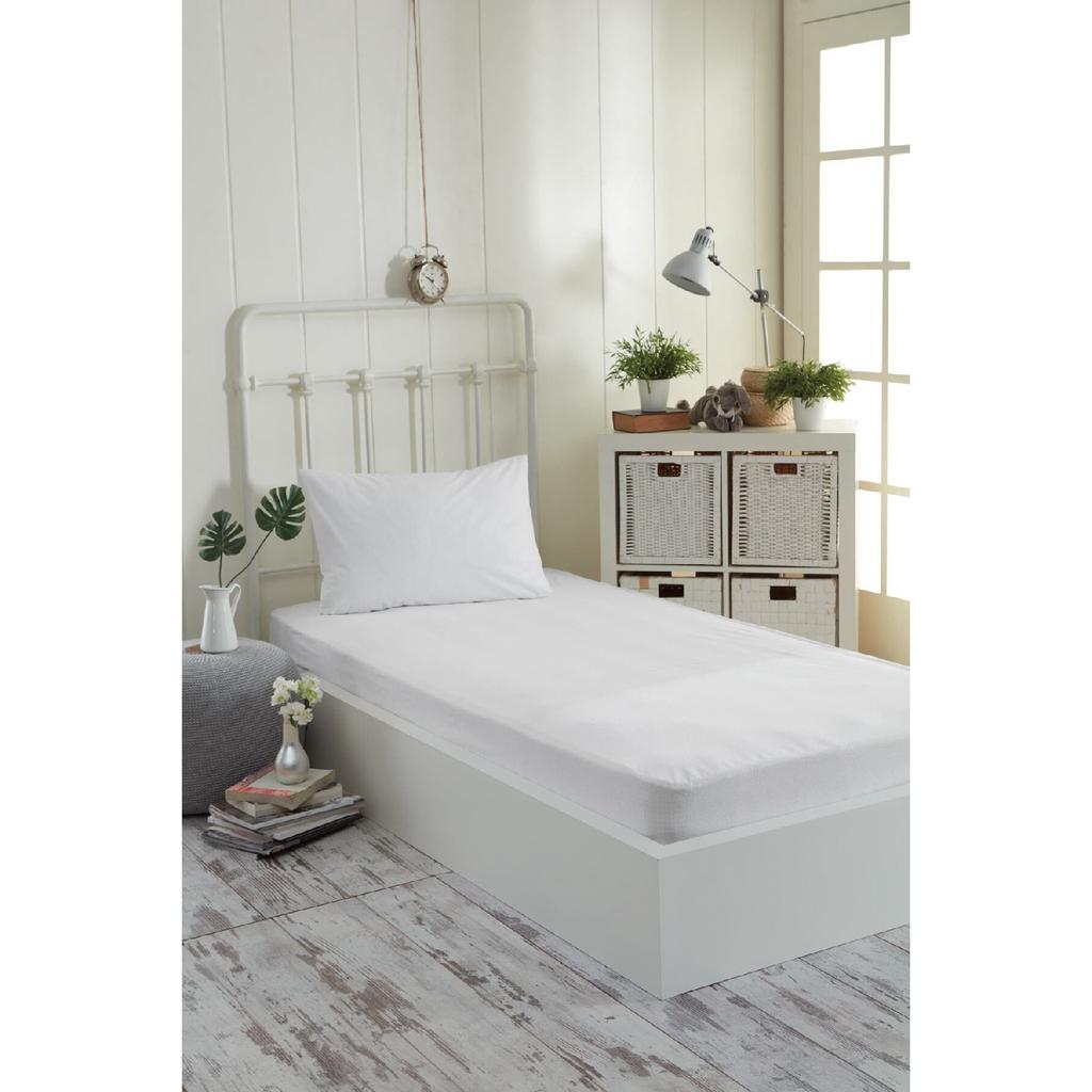 Микроприспособленный полный край водостойкий наматрасник с защитой от воды наматрасник белый