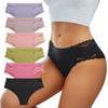 Women Patchwork Lace Panties S-XL Seamless Underwear Sexy Low Waist Briefs Comfortable Underpants Ladies Lingerie