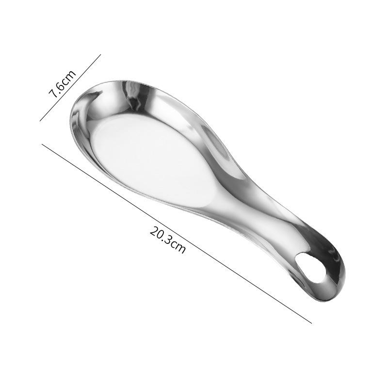 Large Stainless Steel Spoon Holder Heat Resistant Stable Base for Cooking Coffee Table Kitchen