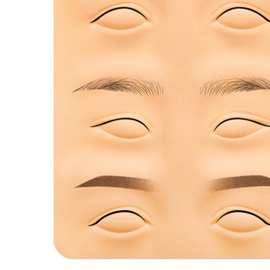 Тренировочный коврик для татуировок, мягкая практика, цвет кожи, практичная 3D-силиконовая полупостоянная подделка для начинающих