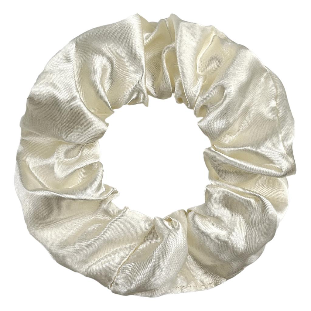 Шелковые атласные резинки для волос женские однотонные веревки для волос элегантный держатель для хвоста резинка эластичная повязка для волос аксессуары для волос