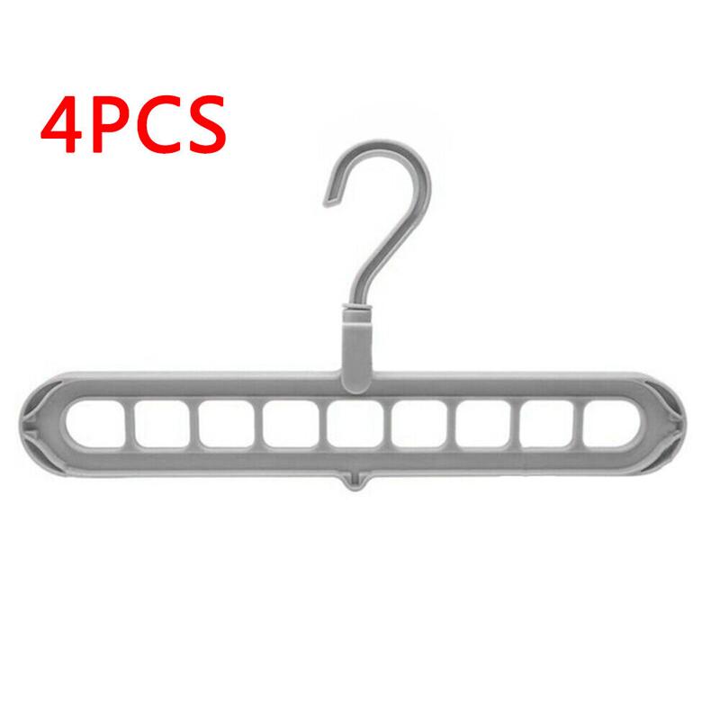 Space Saving Magic Clothes Hangers Closet Organizer Multi-Functional Storage Hanger 9 Hole Hanger