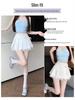 Pure Desire Pleated Lace-Trim A-line Mini Skirt - Women's Autumn Niche Style