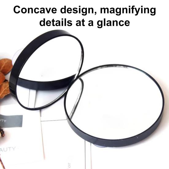 Портативное 30-кратное увеличительное косметическое зеркало, пинцет на присоске, портативное зеркало для макияжа с лупой для путешествий