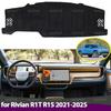 zkfan8 Dashboard Sun Shade Cover Mat Pad Anti-UV Non-Slip Carpet for Rivian R1T R1S 2021 2022 2023 2024 2025 Car Mat Accessories
