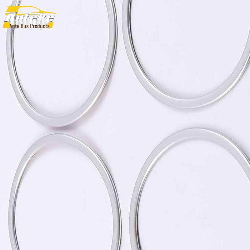 Compatible Decorative Frame Patch for 14 Qijun Audio Box Models - Electroplated Speaker Cover and Car Accessories