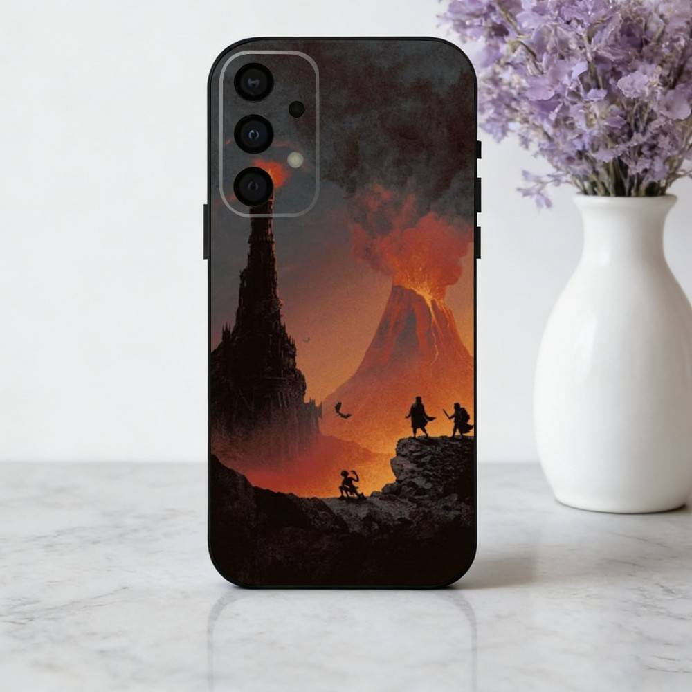 Movie T-The L-Lord-D R-Rings Phone Case For Samsung Galaxy A73,A72,A71,A70,A53,A52,A51,Soft Silicone Black Cover