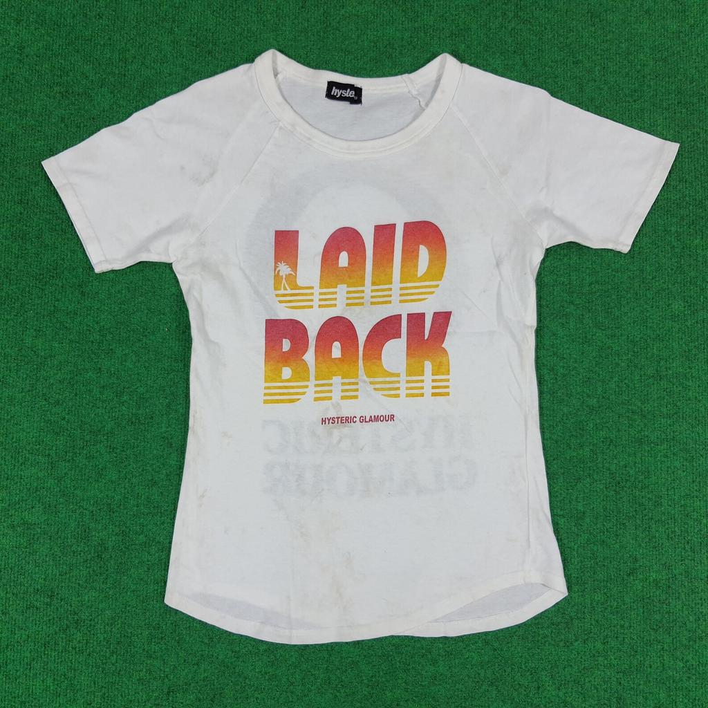 Vintage Hysteric Glamour Laid Back Custom Back Logo T-shirt