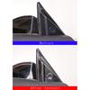 Soft Carbon Fiber  For Nissan 350Z 2003 2004 2005 2006 Car A-pillar Horn Frame Cover Sticker Decoration Car Interior Accessories