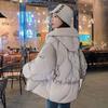 Thickened Short Puffer Coat Women Loose Korean Style Winter Jacket Warm Cotton Padding