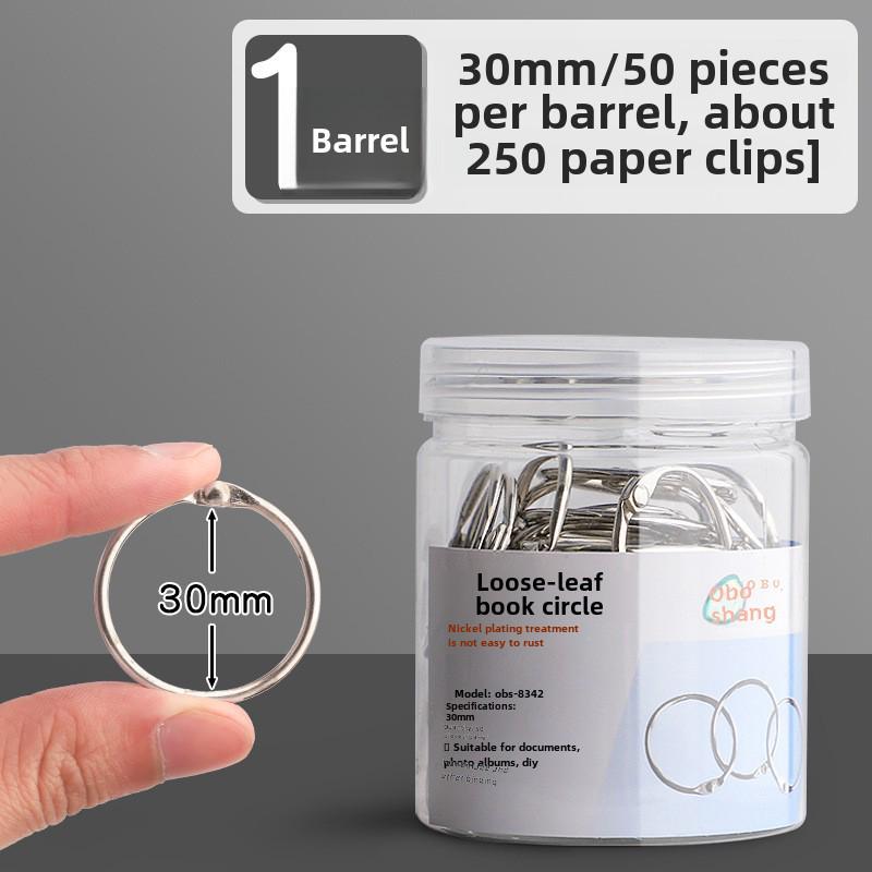 Держатель для карточек с отрывными листами, кольца для переплета, катушка для книг с железными кольцами