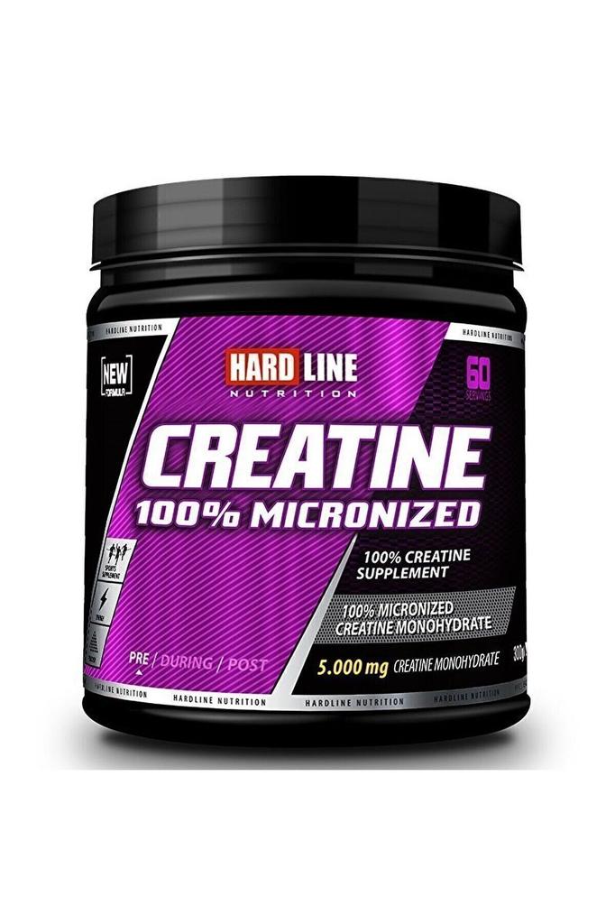 Hardline Creatine 100% Micronized 300 Gr 60 Servings Unflavored