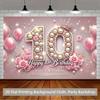 2D 10th Birthday Crown Backdrop Banner for Princess Themed Party Supplies