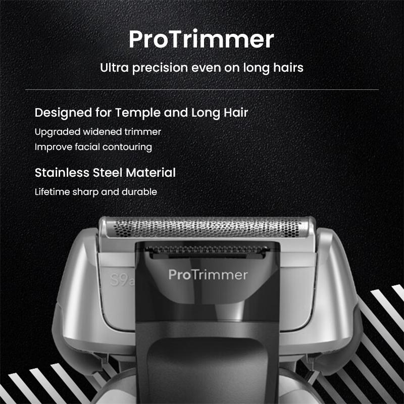 Braun Электробритва S9 Active 9077cc с 5-в-1 центром ухода и дорожным футляром для зарядки