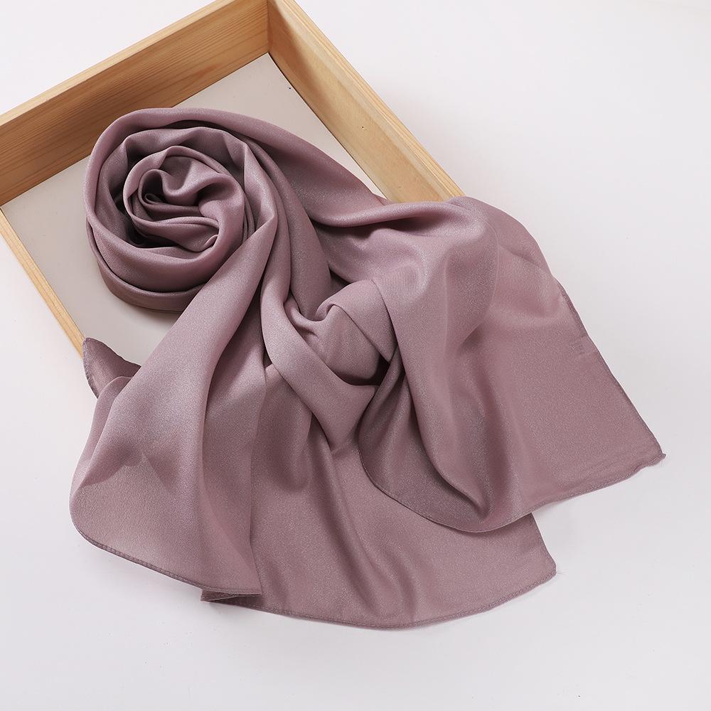 Malaysia's New Women's Head Scarf, Pearlescent Yarn Series Scarf Shawl