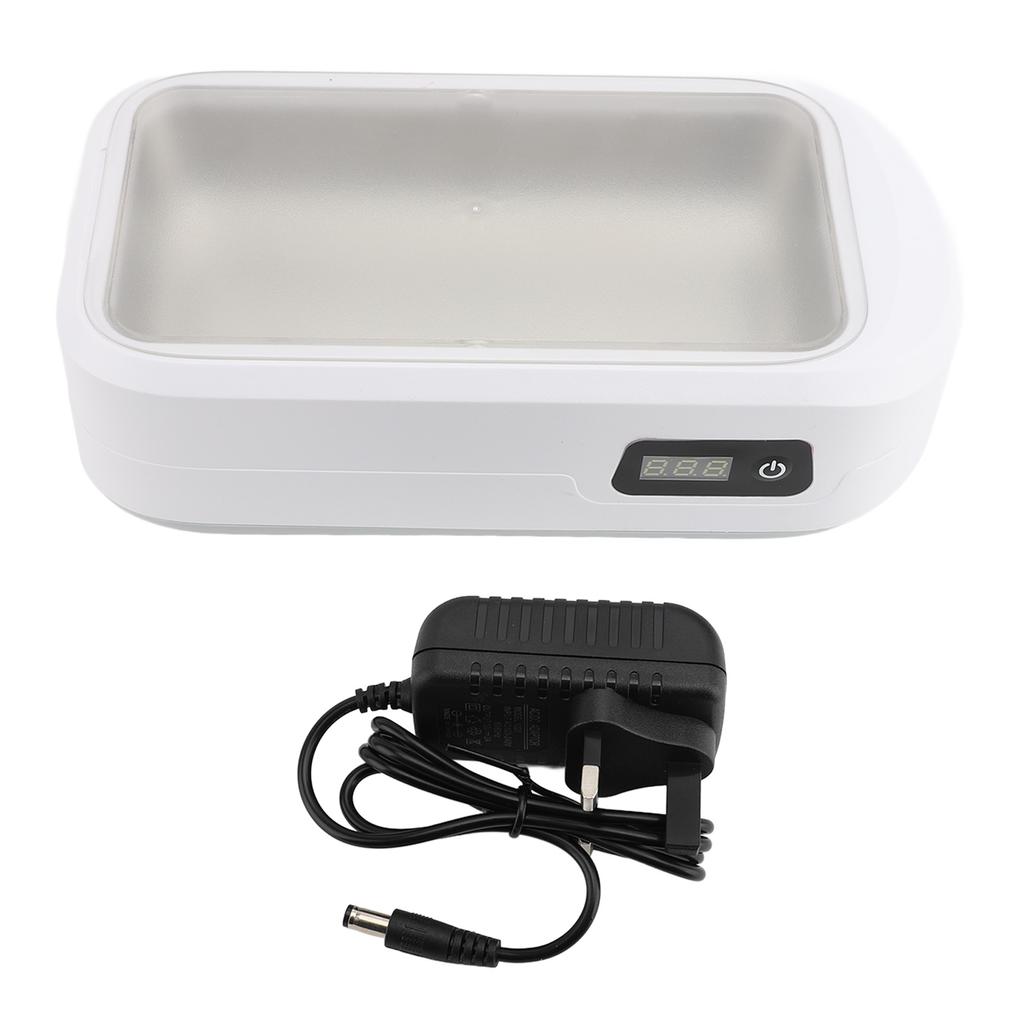 Ultra Sonic Jewelry Cleaner Machine Portable Professional for Eyeglass Watch Dentures EU Plug