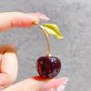 Маленькая свежая сладкая красная вишня брошь булавка для женщин девочек мода фрукты броши булавки вечеринка свадьба ювелирные изделия аксессуары подарки