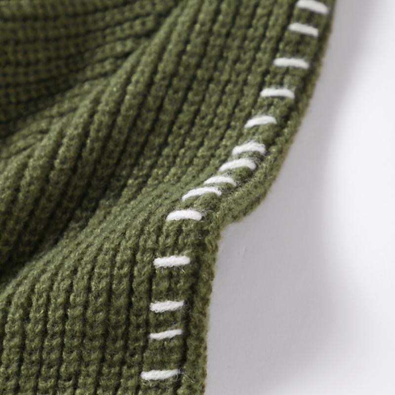 Лоскутная вязка Контрастные женские пуловеры Элегантный высокий воротник длинный рукав женские свитера осень новый женский женский свитер